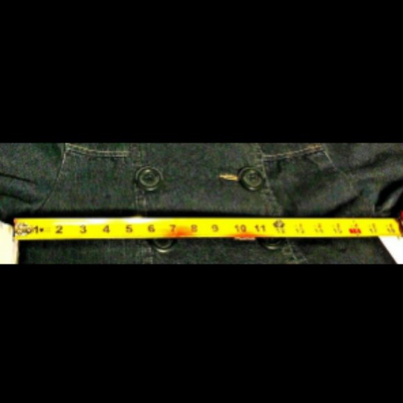 No Boundaries Jacket Moto Blue Jean Denim Jrs Sz Small 3 / 5 VG - Picture 6 of 8